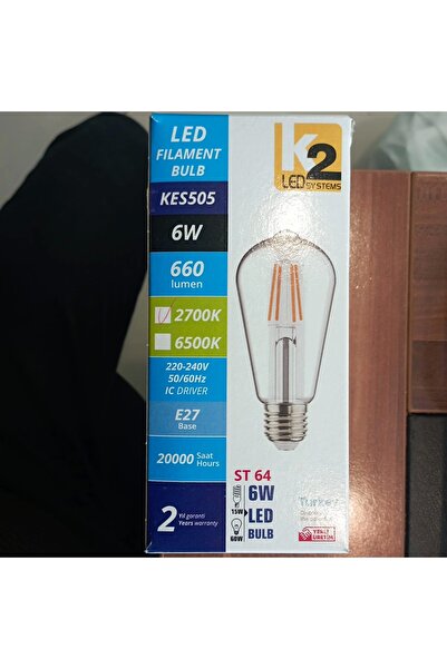 K-2 Led Filament Ampul