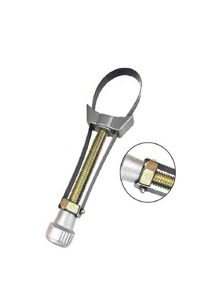 Choice Sliver Car Oil Filter Removal Tool Adjustable 60mm To120mm Diameter Hand Tools Steel Strap Wrench...