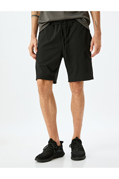 Koton Beli Bağcıklı Cepli Kısa Spor Şort