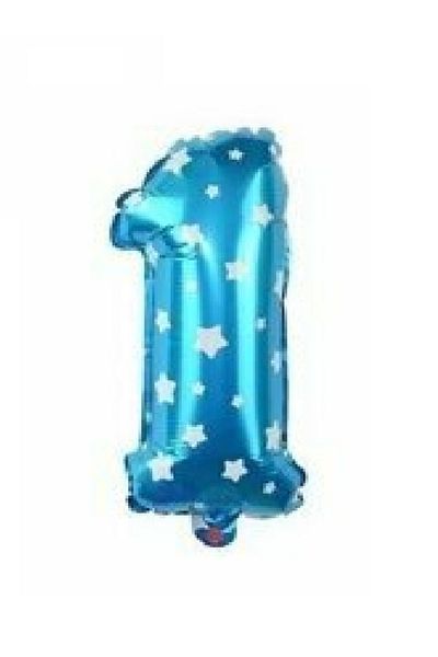 CUGY Dolphin & Elephant Figure Balloon 1 Year Old Written Concept Birthday Party Celebration Set