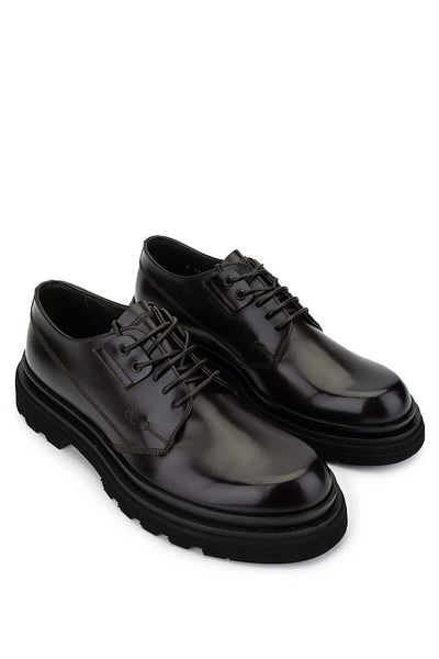 Tamer Tanca Fabi Men's Genuine Leather Brown Classic Shoes
