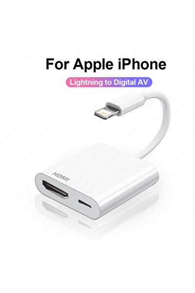 Choice Lightning to HDMI For Apple iPhone Lightning to Digital AV Adapter For iPhone 14 Pro 13 12 11 HDMI P