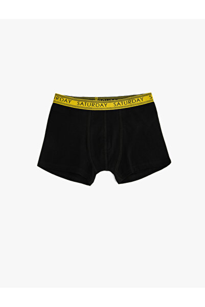 Koton 3'lü Boxer Seti Slogan Yazı Detaylı