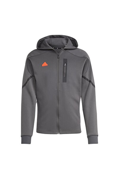 adidas M D4gmdy Fzhd Erkek Günlük Ceket Ic8049 Gri