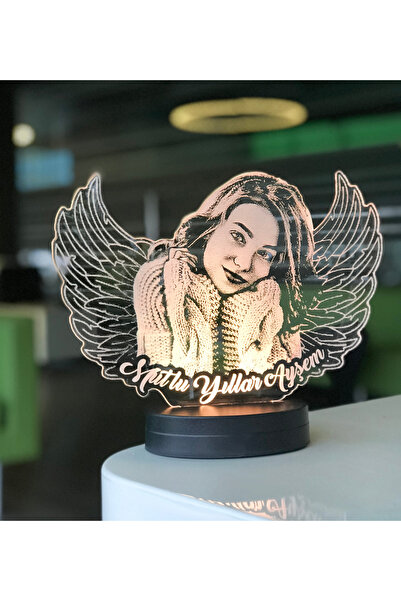 hediye-ci Dekoratif Melek Hediye Led Gece Lambası Hediyelik