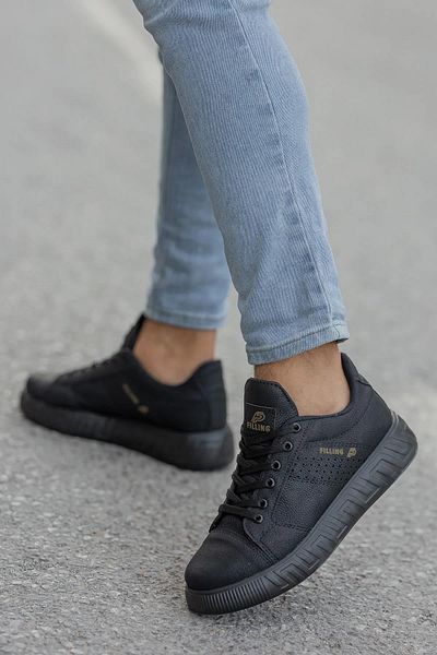 brosco Ανδρικά δερμάτινα δερμάτινα λέιζερ Lifestyle Casual κομψά καθημερινά κορδόνια ορθοπεδικά αθλητικά παπούτσια