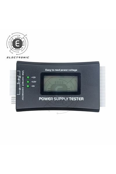 Aideepen LCD Power Tester LCD PC Computer 20/24 Pin 4 PSU ATX BTX ITX SATA HDD Power Supply Tester Battery...