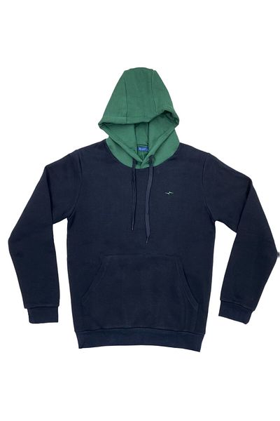 Masimar Men's 3 Thread Fabric Slim Fit Hooded Sweatshirt with Embroidery Detail