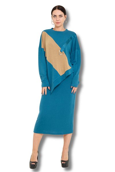 Favori Textile Glittered Top and Bottom Knitwear Set Models & Stylish Design