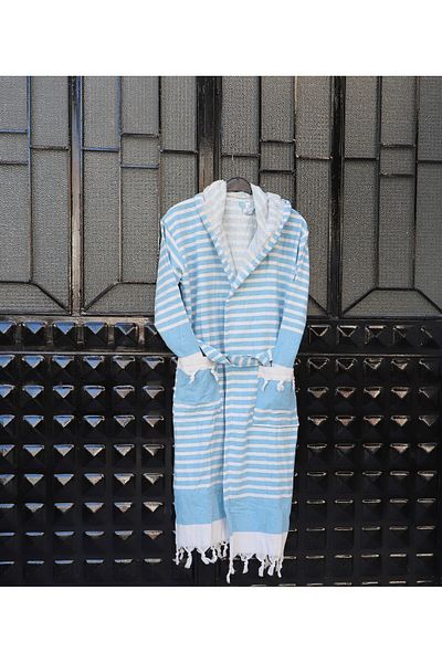 Dokubba Halat de baie unisex - prosop și exterior Peshtemal, țesut din bumbac, convenabil de utilizat