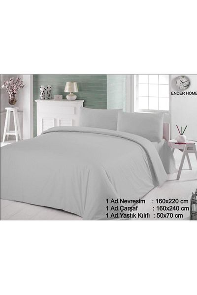 Ender Home Σετ Παπλωματοθήκη Cottonverse Single Ranforce – 160x220 cm
