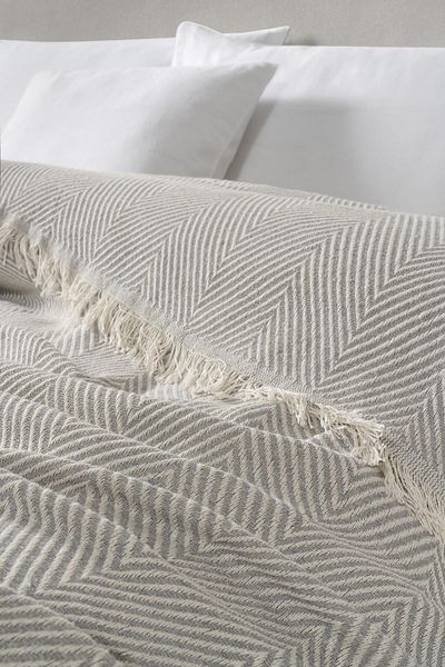 Ender Home Woven Piquea Tv & Sofa Shawl Double – 200X230 cm