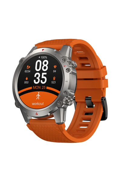 Zeblaze Vibe 7 Lite - Electric Orange Akıllı Saat - Spo2 (KAN OKSİJENİ) Izleme, Uyku Izleme,çoklu Spor Modu