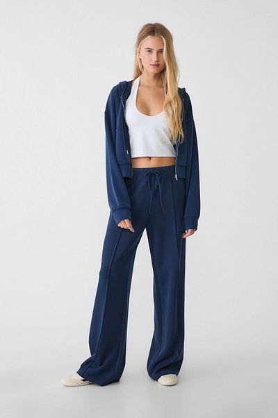Stradivarius Soft Texture Hooded Jacket