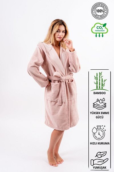 Dotamess Μπουρνούζι Lida Luxury Bamboo Μπουρνούζι