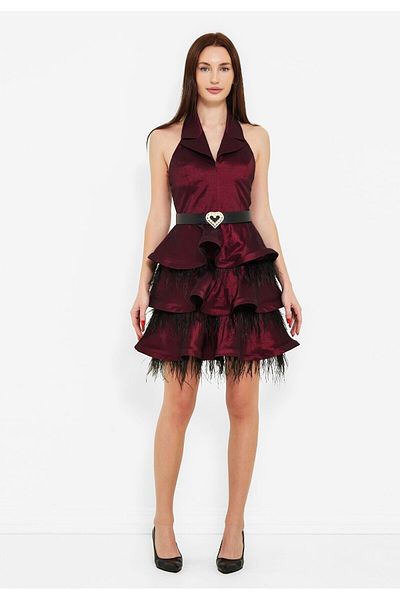 Favori Textile Layered Design Dress