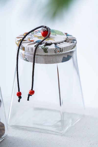 ACAR Decorative Glass Jar - 350 ml