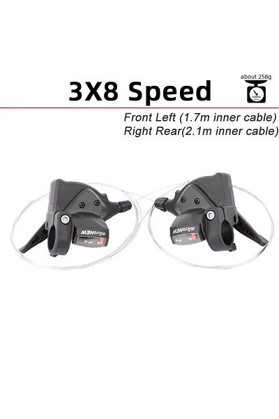 Choice 3x8 Speed Shiftset MicroNEW Bicycle Derailleur 3x7 3x8 3x9 3x10 3x11 Speed MTB Front Rear Shift Leve