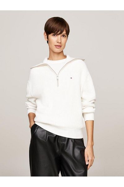 Tommy Hilfiger Co Cardi Stitch - 1/2 Zip Sweatshirt