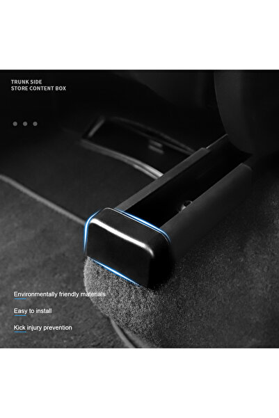 ALLOYSEED واقي قضبان المقعد الخلفي المضاد للركل وقضبان انزلاق المقعد الخلفي المضادة للتصادم وقضبان توجيه المقعد الخلفي لسيارات Tesla...