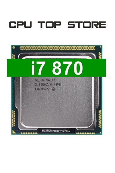 Choice Used Core i7 870 2.93GHz Quad-Core L3 8M Processor Socket LGA 1156 CPU SLBJG 95W