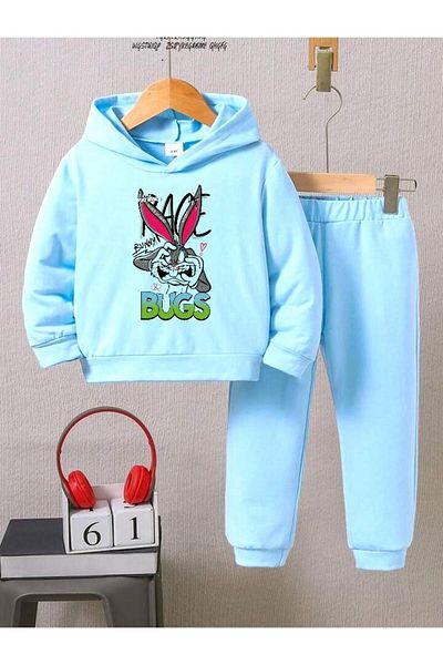 BENROMA Set de trening pentru copii cu imprimeu Colorful Bugs - Mucegai supradimensionat unisex