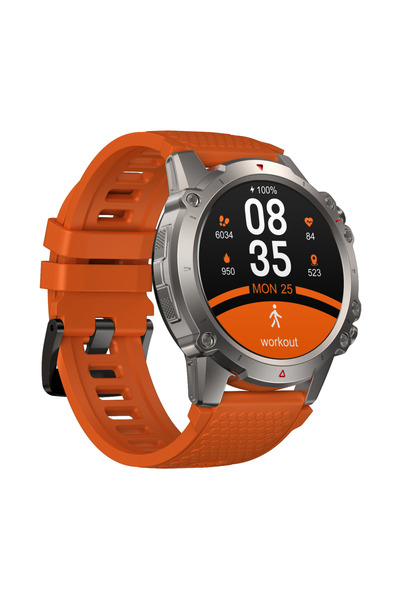 Zeblaze Vibe 7 Lite - Electric Orange Akıllı Saat - Spo2 (KAN OKSİJENİ) Izleme, Uyku Izleme,çoklu Spor Modu