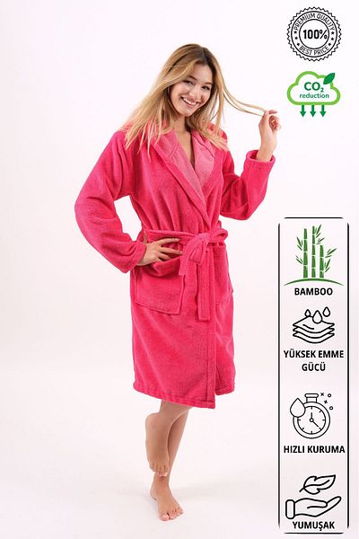 Dotamess Μπουρνούζι Lida Luxury Bamboo Μπουρνούζι