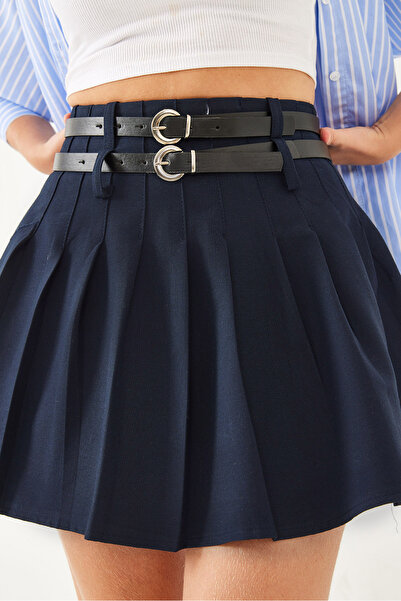 Bianco Lucci Спідниця жіноча сортова 7153 з подвійним поясом 60251936