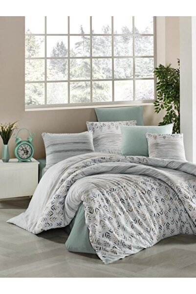 Ender Home Twigy з принтом, двоспальний комплект постільної білизни 200x220 Ranforce