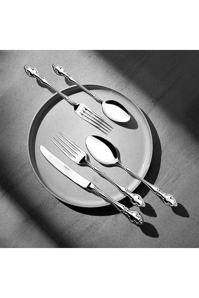 Nehir Adriana Plain 89 Piece Boxed Fork Spoon Knife Set