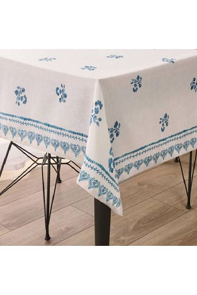 Evidea St Tropez White Tablecloth - Soft
