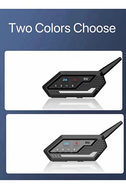 Vothoon Bt62 Motosiklet Kask Kulaklığı Bluetooth Intercom 2 Intercom Bağlantılı