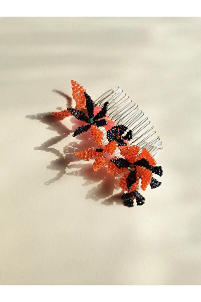 Bivalvia Accessories Cam Boncuklu Tarak Toka