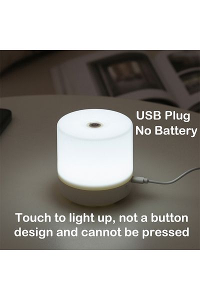 Choice Usb Plug Plug-in(NO BATTERY) Creative Usb Bedside Lamp Touch Dimming Table Lamp Led Night Light For