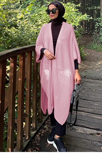 QLAY Γυναικείο πλεκτό πανσό με oversized τσέπες