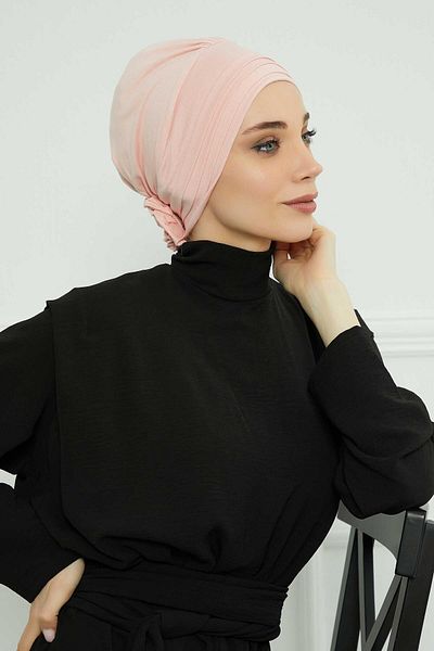Aisha's Design موديل B-74 بونيه قطني ممشط