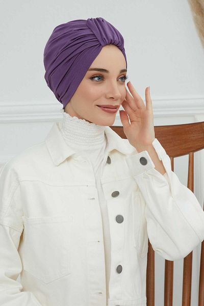 Aisha's Design موديل B-68 بونيه قطني ممشط