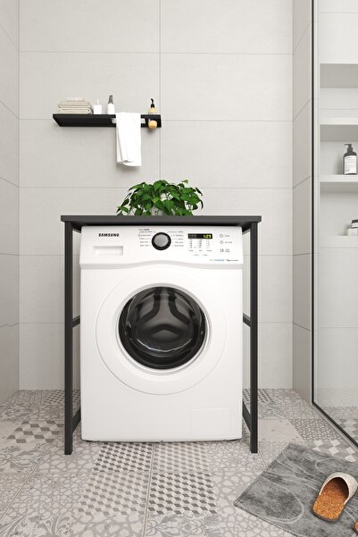 Remaks Çok Amaçlı Çamaşır Makinası Dolabı Rafsız Antrasit