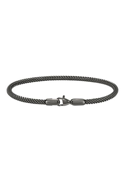 Daniel Wellington سوار شبكي رمادي - 185 ملم DW 00400700