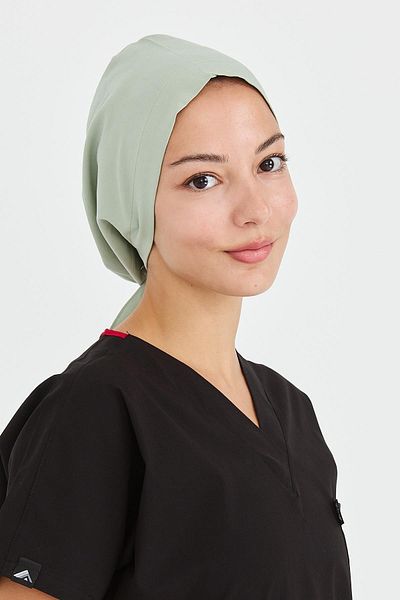 Çatı Medikal Bandană de lucru pentru bucătar din lycra verde apă - Doctor Nurse