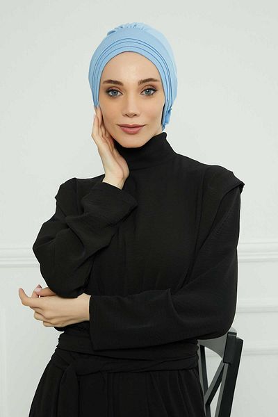 Aisha's Design موديل B-74 بونيه قطني ممشط