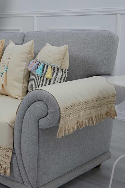 Aisha's Design 2-Piece Armrest Set, Kc-2, Cream