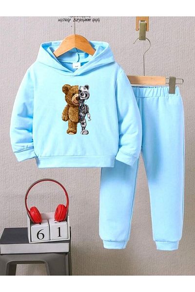 BENROMA Set de trening pentru copii cu imprimeu Robokit - Mucegai oversize unisex