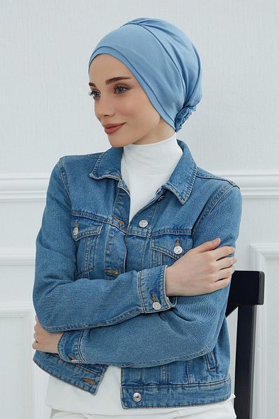 Aisha's Design موديل B-53 بونيه قطني ممشط