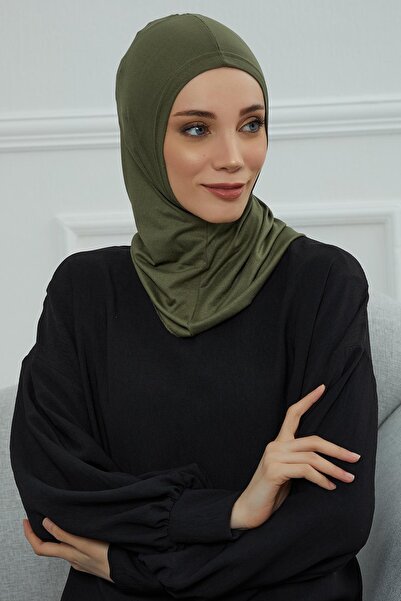 Aisha's Design Μπόνε με χιτζάμπ, TB-1, Χακί