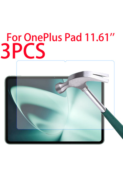 Choice 3 قطع من الزجاج المقوى لجهاز OnePlus Pad 11.61 بوصة، إصدار 2023، لحماية شاشة الجهاز اللوحي من الخدوش.
