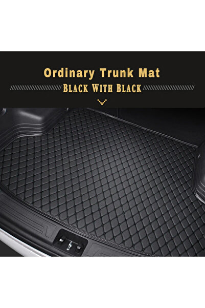 Choice سجادات صندوق السيارة باللون الأسود مناسبة لسيارات بيجو 2008 و2020 و2021 و2022 وبطانة صينية صندوق السيارة الخلفي ووسادات الشحن