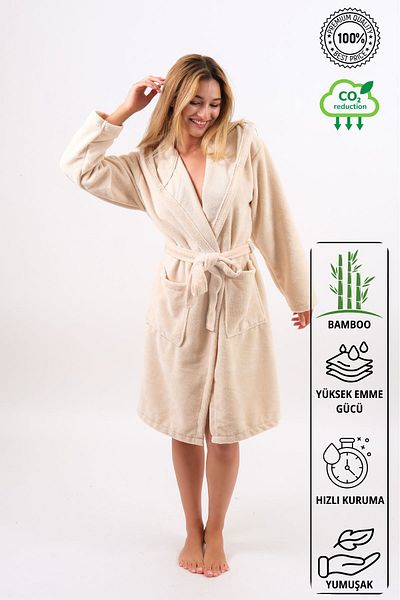 Dotamess Μπουρνούζι Lida Luxury Bamboo Μπουρνούζι