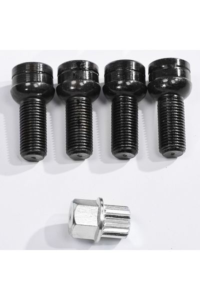 Choice 1set For VW Golf Jetta Beetle Passat Audi Car Anti-theft Wheel Screw Bolt and Lock Lug Nut Fit 14...